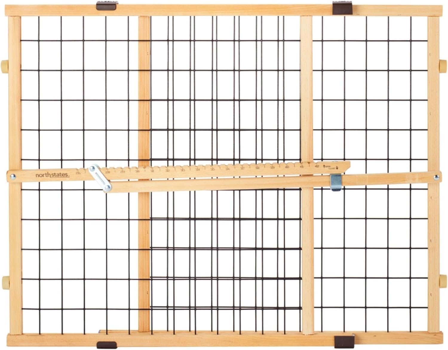 No-Tool Expandable Dog Gate: 26.5-42 Wide, Pressure Mount, Durable
