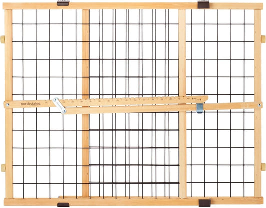 No-Tool Expandable Dog Gate: 26.5-42 Wide, Pressure Mount, Durable