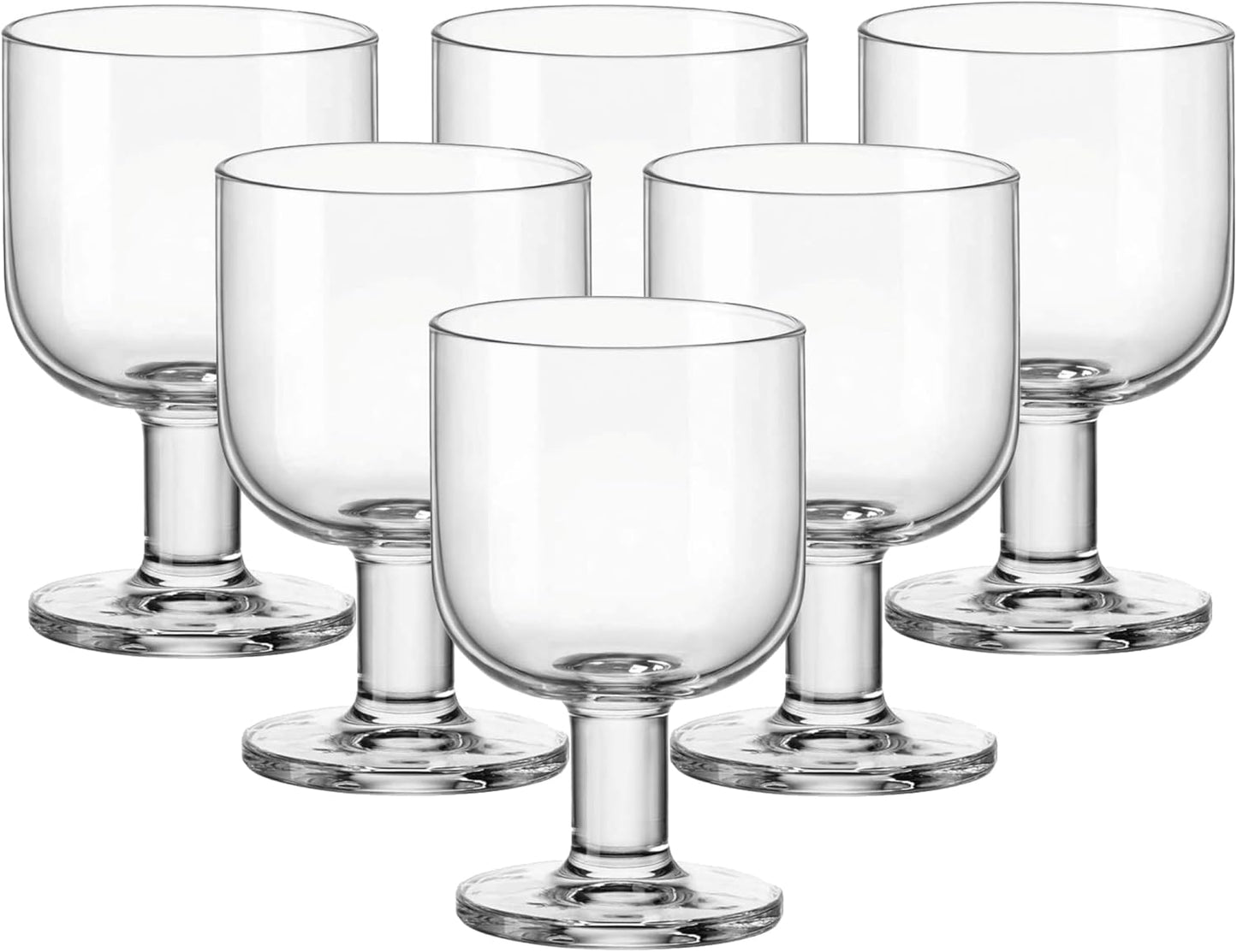 Bormioli Rocco Hosteria Set Of 6 Stackable Wine Glasses Review