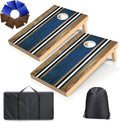 Cornhole Boards Set Regulation Size 4x2/3x2 ft - Solid Wood Outdoor