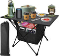 Foldable Camping Side Table Ultralight Small Beach Table - Portable
