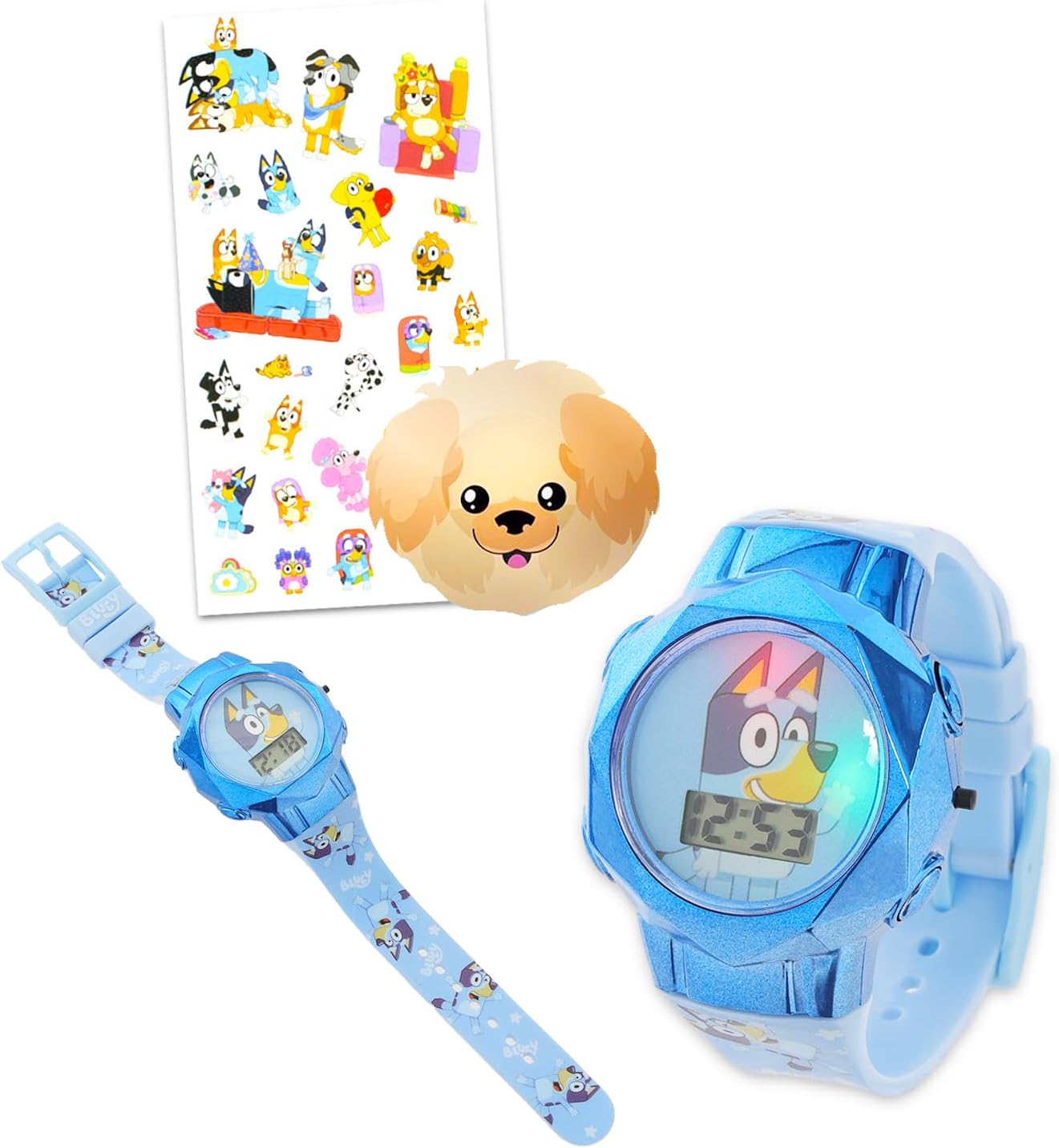 Bluey Digital Watch Bundle - Officially Licensed & Easy to Read!