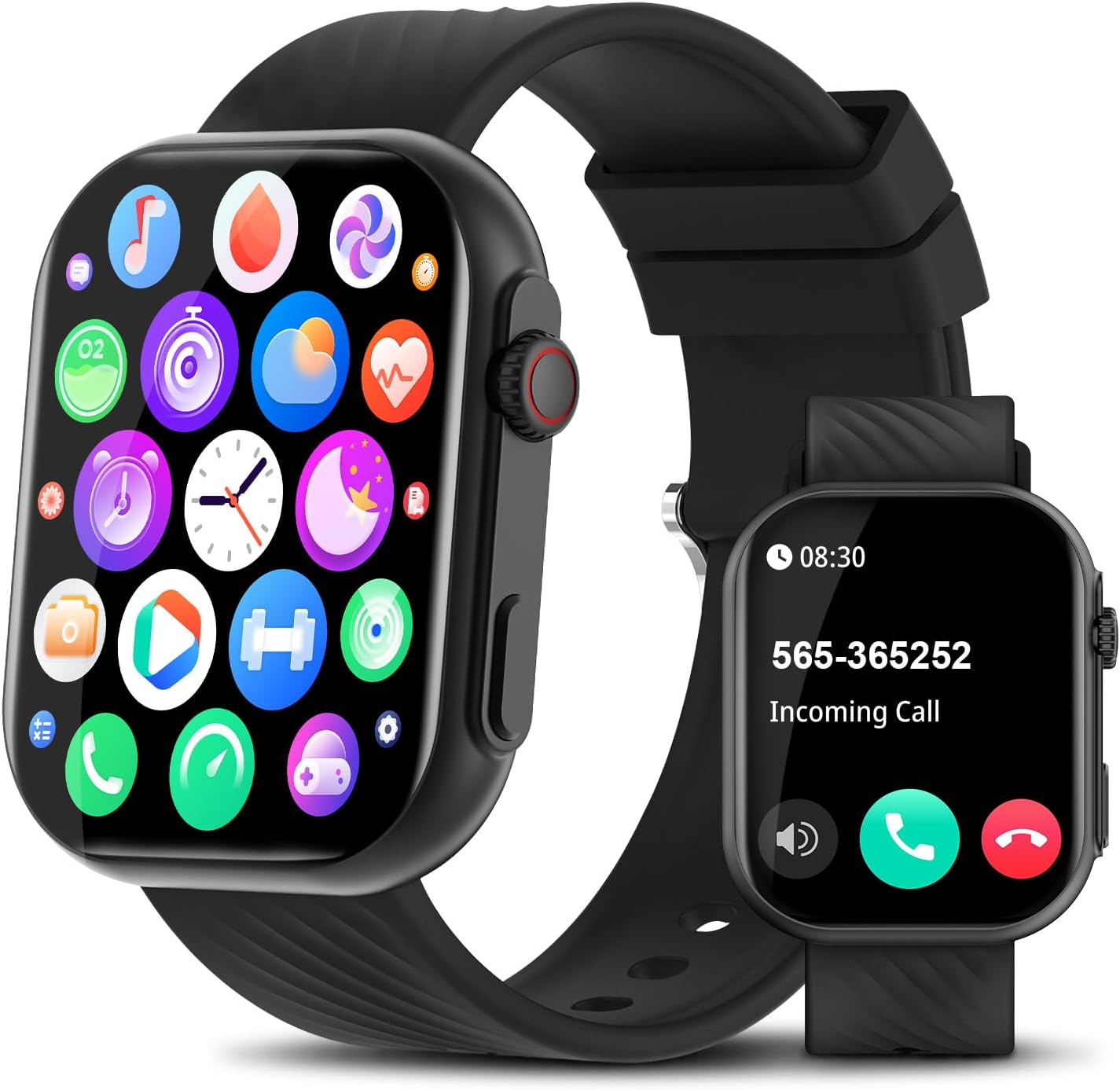 BYBUKCKR 2.0 Smartwatch: Answer Calls, 100+ Sport Modes