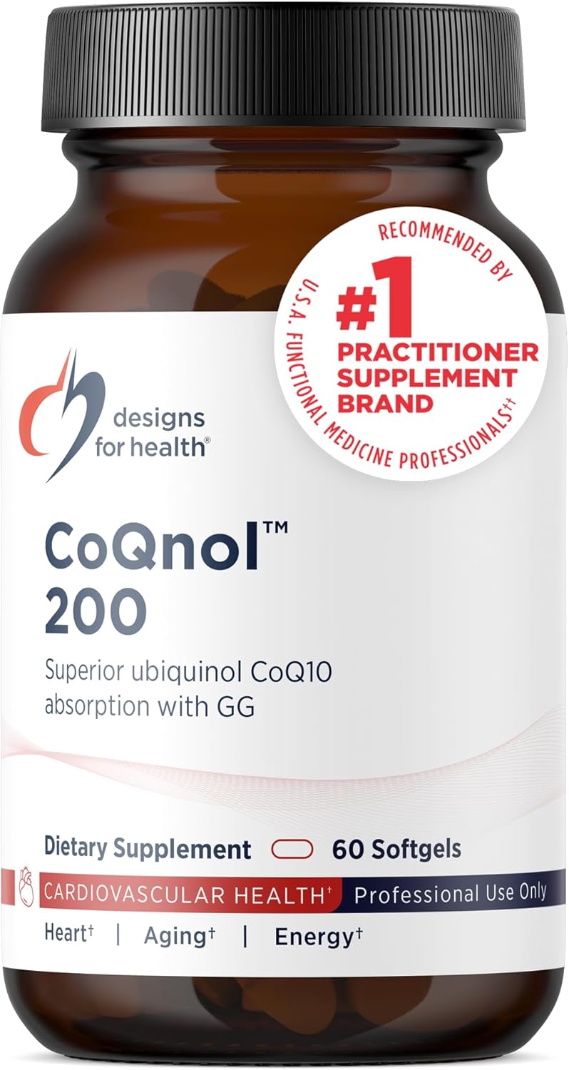 CoQnol 200mg Ubiquinol with Superior Bioavailability for Heart
