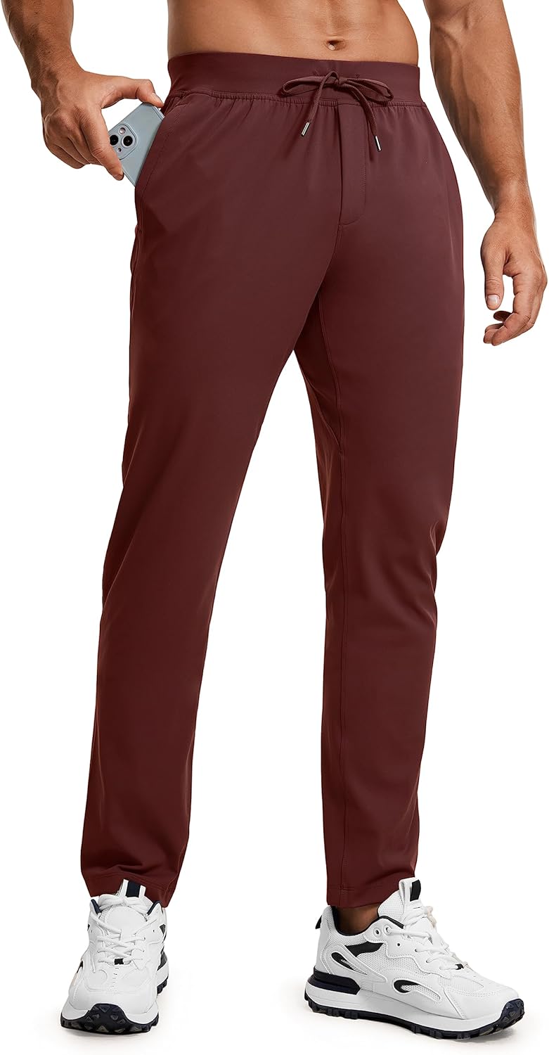 CRZ YOGA 4-Way Stretch Athletic Pants for Men - Perfect Fit