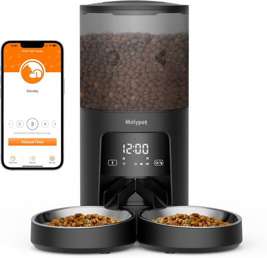 Stay Connected: Molypet Smart Pet Feeder