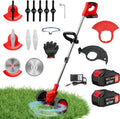 Electric Weed Wacker 24V 3-in-1 Stringless Trimmer - Lightweight