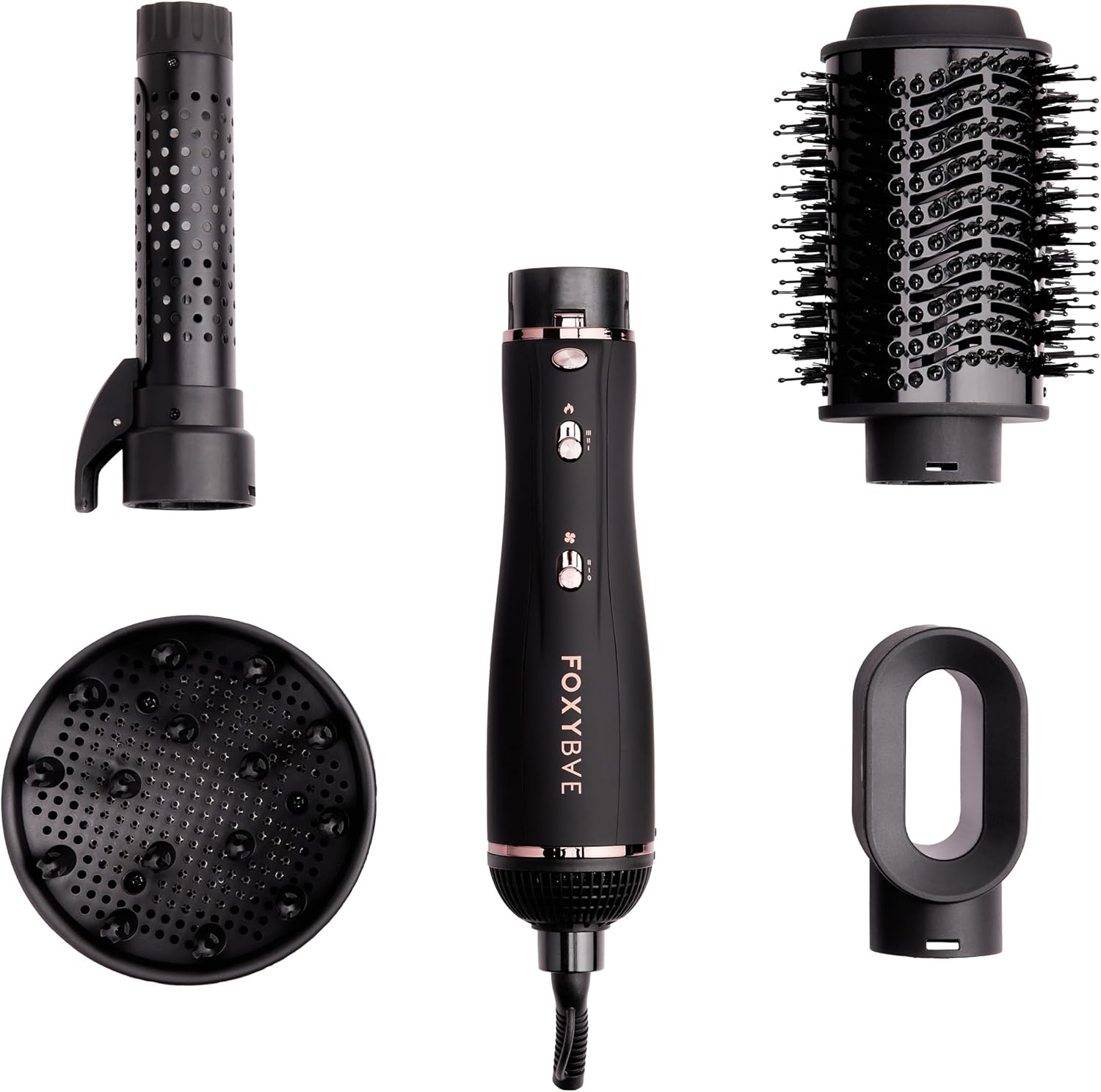 Foxybae Super Styler 4-in-1 Blow-Dryer Brush Set for Hair