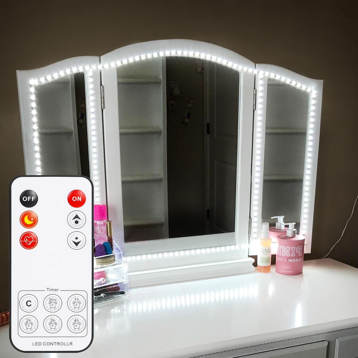 ViLSOM 240 LED Vanity Mirror Lights - Perfect Make-up Illumination