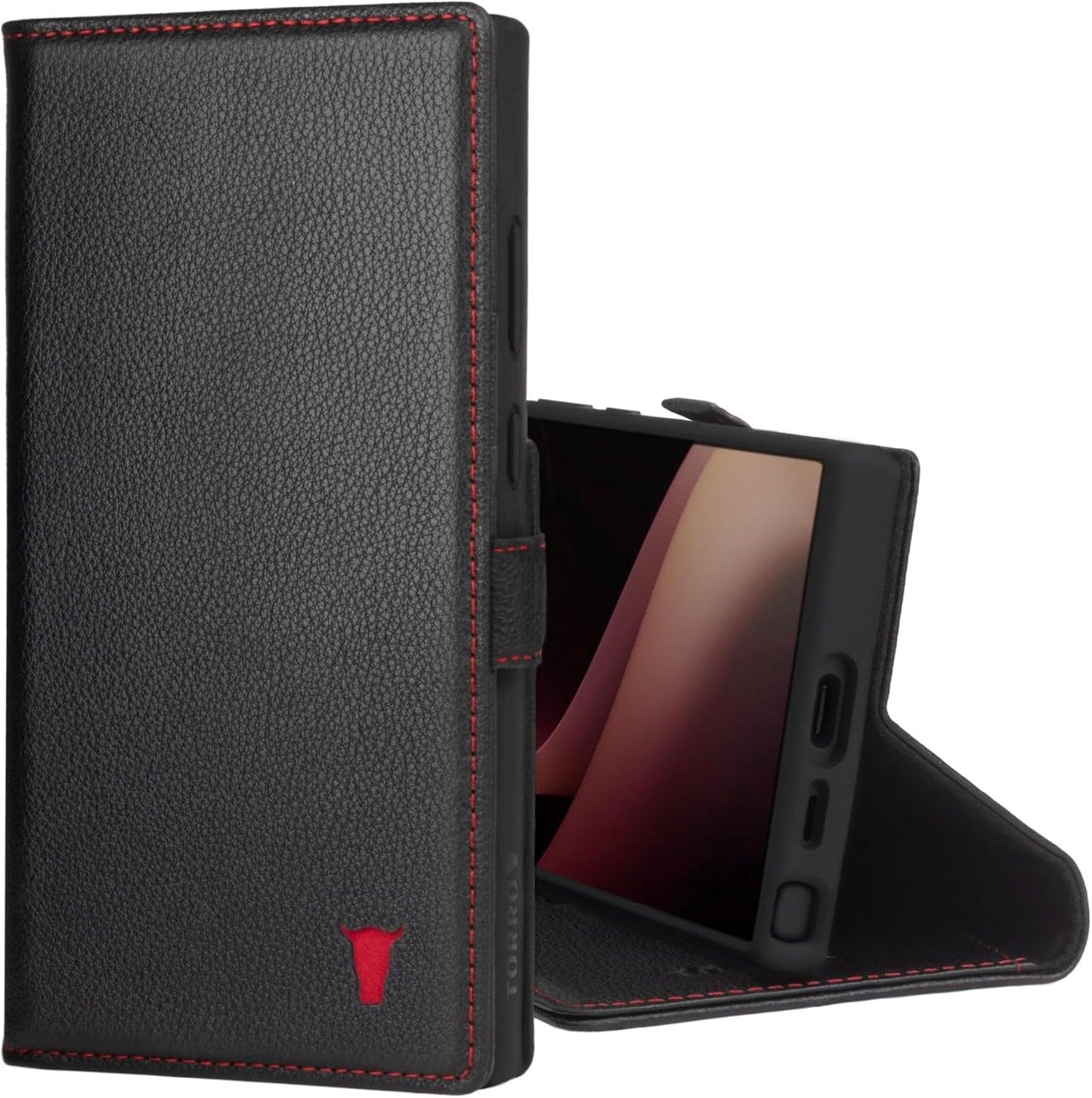 Premium Leather Wallet Case for Samsung Galaxy S24 Ultra 5G
