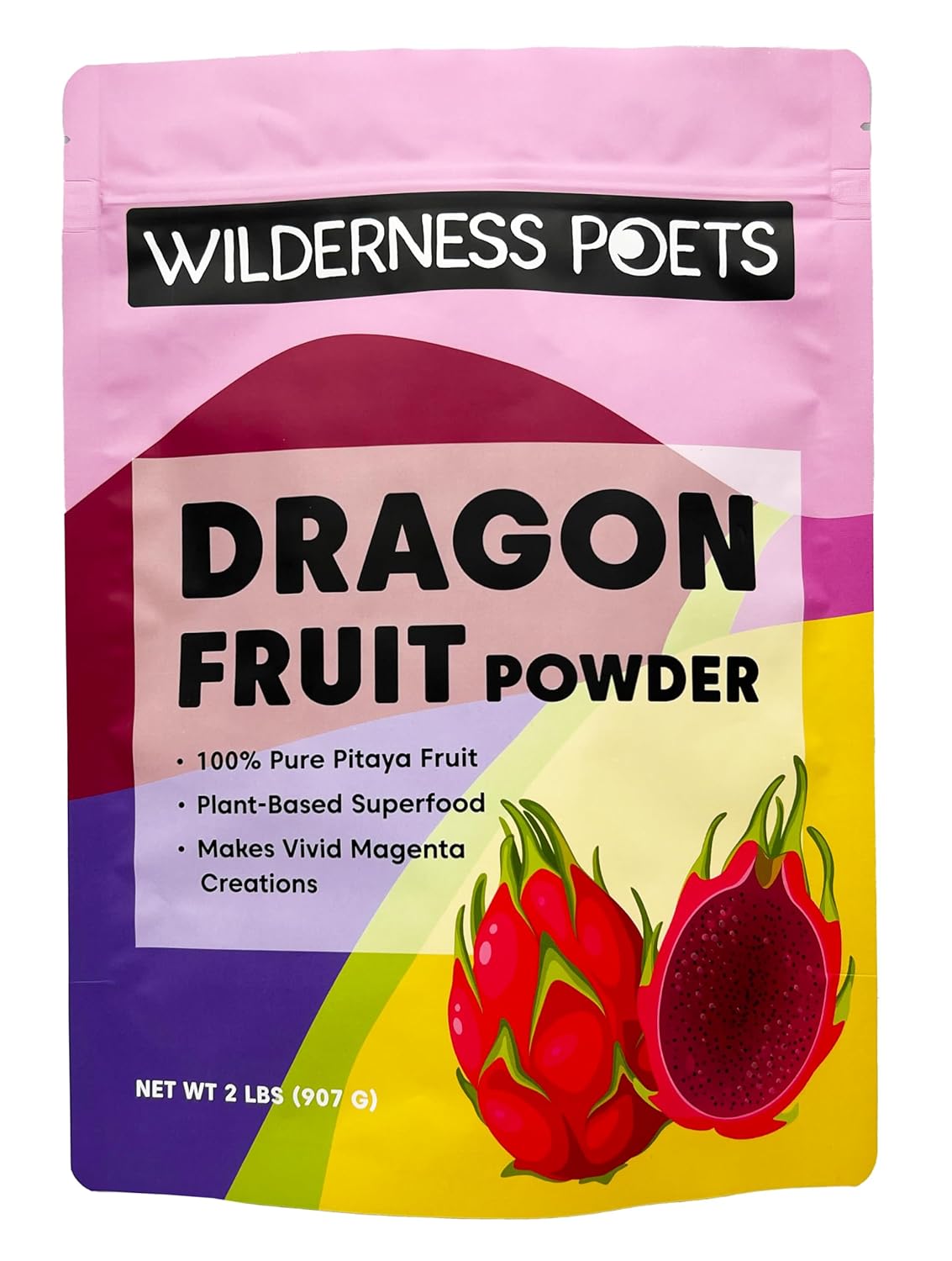 Wilderness Poets Freeze Dried Dragon Fruit Powder - Pitahaya