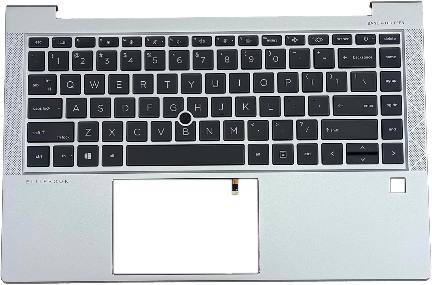 Replacement Laptop Upper Case Palmrest Backlit Keyboard Assembly