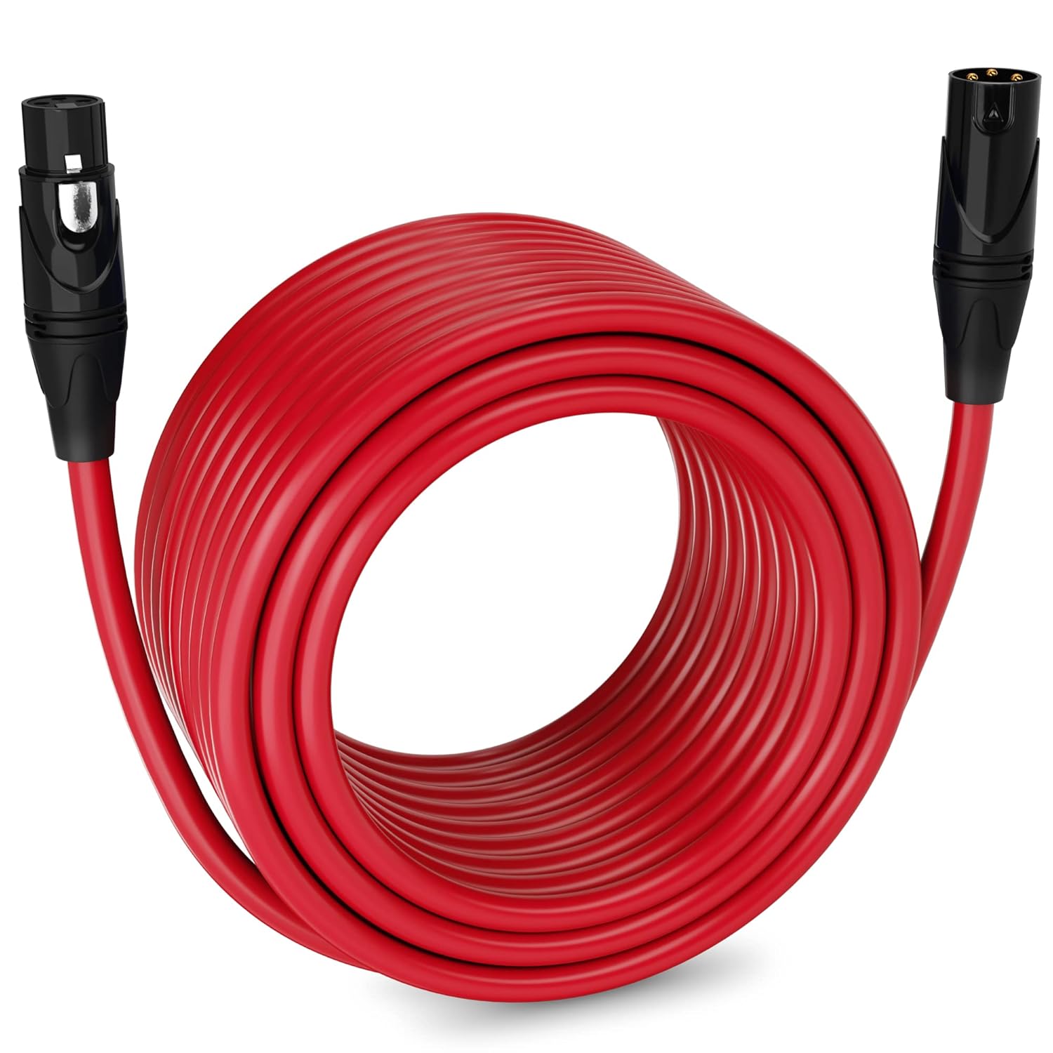 LyxPro 100 Feet XLR Microphone Cable for Pro Audio Performance