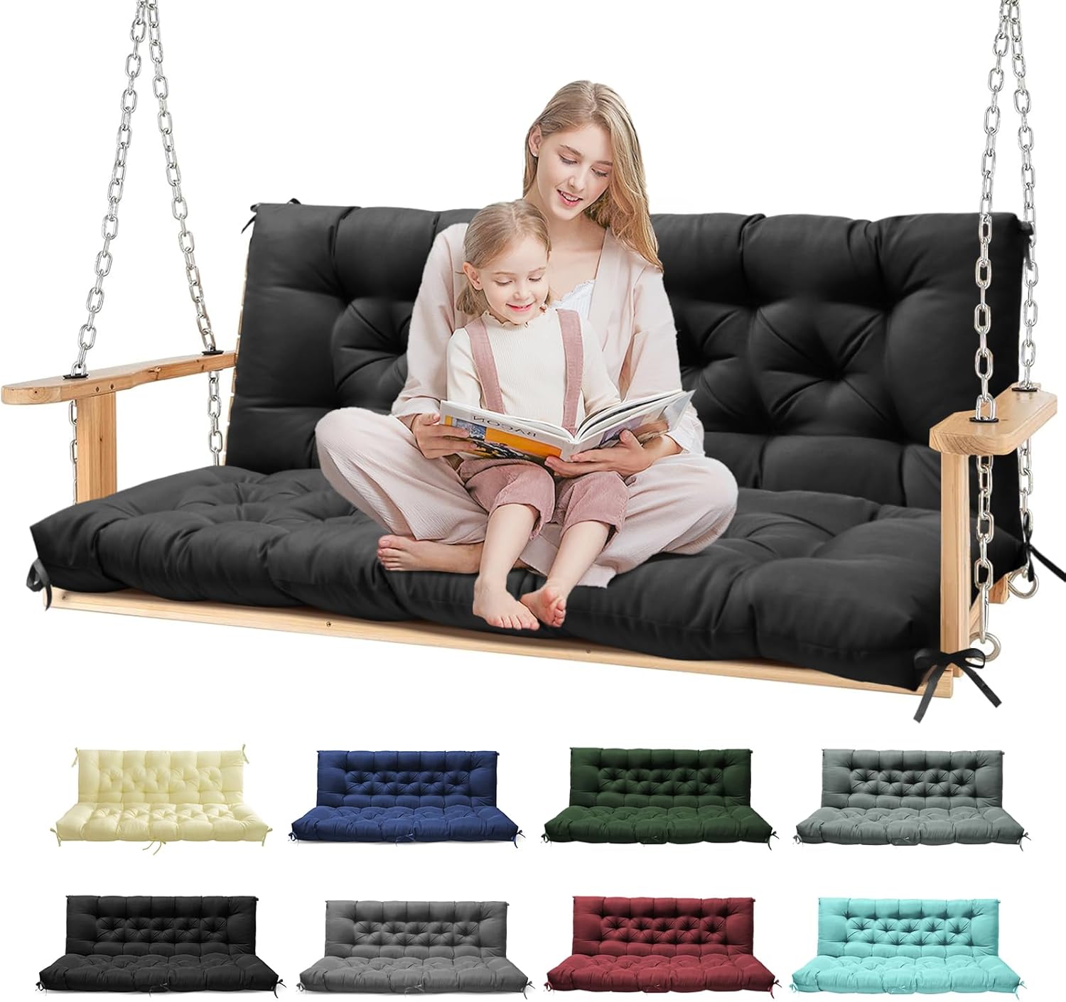 Waterproof Porch Swing Cushions for Outdoor Furniture Comfort
