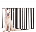 Indoor Pet Gate - 3-Panel Folding Dog Gate for Stairs or Doorways