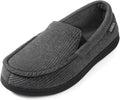 Men's Moc-Toe Slippers Loafer House Shoes - Memory Foam Comfort