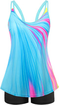 Tankini Swimsuits for Women - Tummy Control Two Piece with Boy Shorts