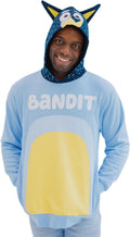 Bluey Men's Fleece Pullover Hoodie - Matching Family Cosplay