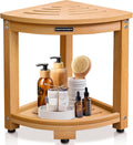 Corner Shower Bench Waterproof HDPS Shower Stool - 400lb Capacity