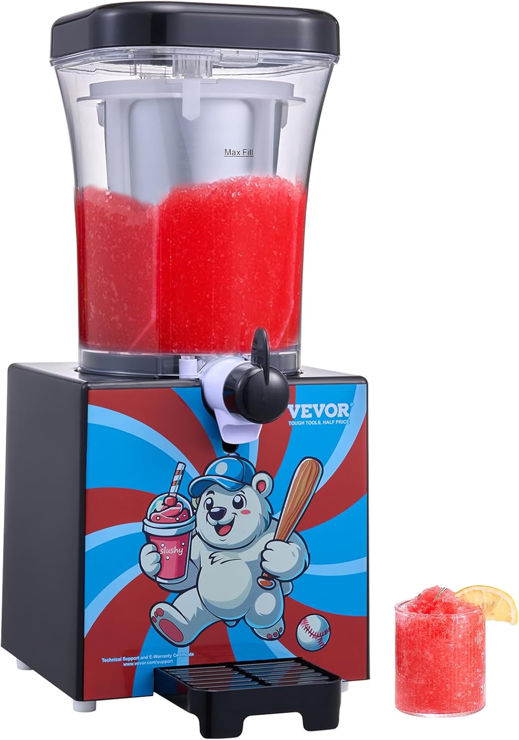 Home Margarita Maker - VEVOR 34oz Slushie Machine