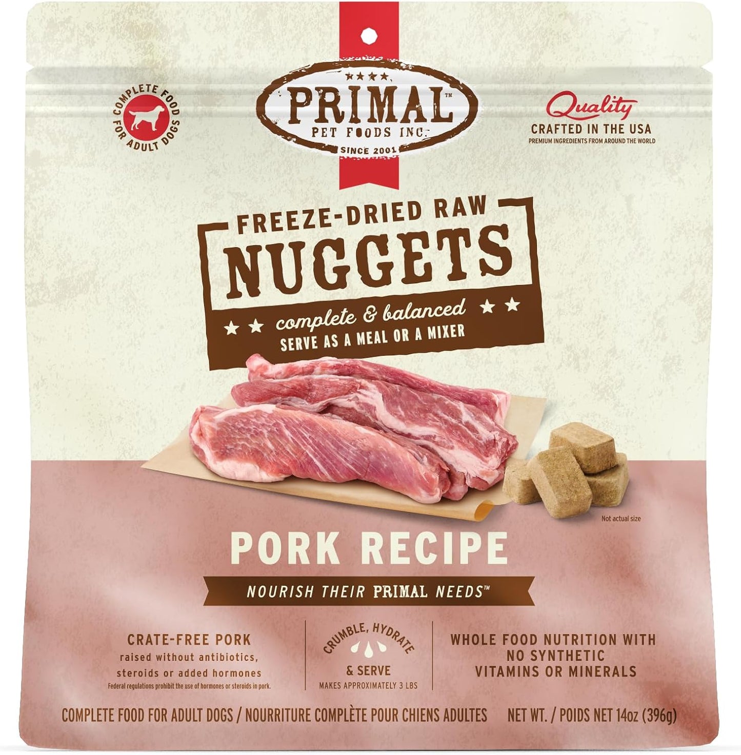 Primal Freeze Dried Raw Dog Food Nuggets for Healthy Dogs