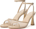 Susanny Pointed Open Toe Strappy Kitten Heels - Comfortable Style away