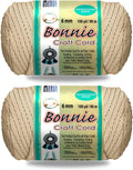 Bonnie Braid Macrame Cord 6mm x 100yd Flesh - Durable Craft Cord