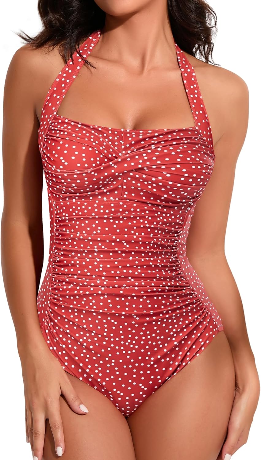 Smismivo Tummy Control Swimwear for Chic Vintage Style