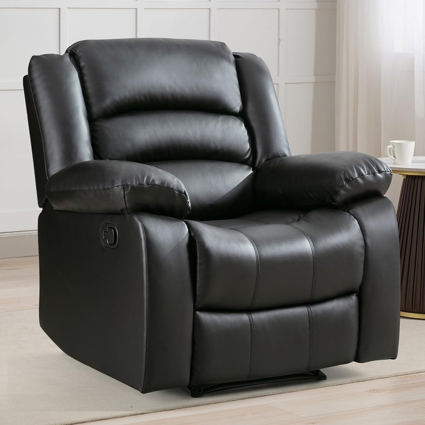 Extra Wide Phoenix Home Recliner - Overstuffed Comfort