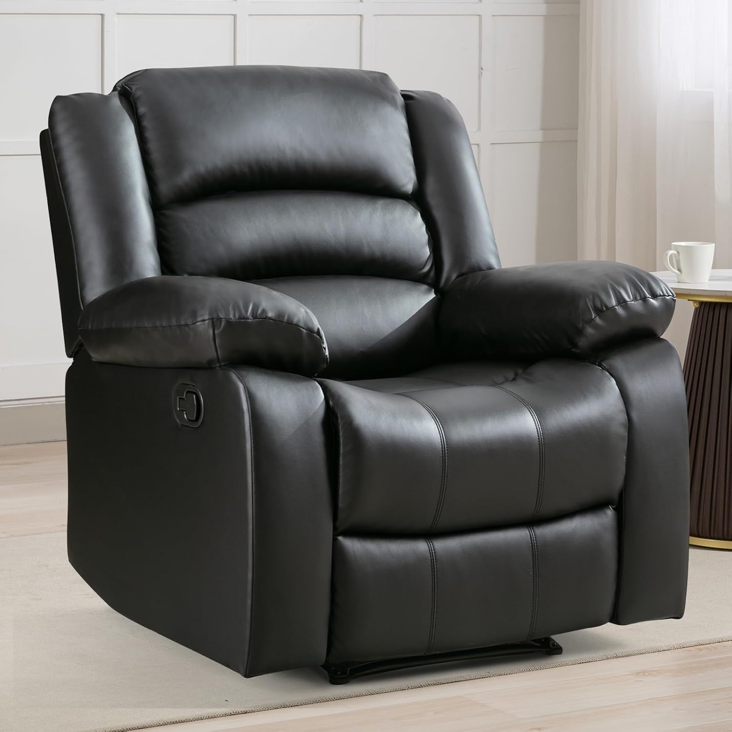 Extra Wide Phoenix Home Recliner - Overstuffed Comfort