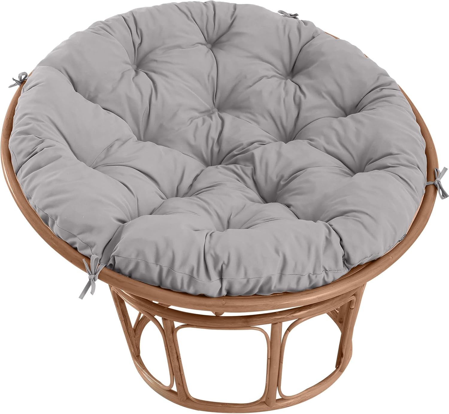 Round Papasan Chair Cushion for Outdoor and Indoor Comfort