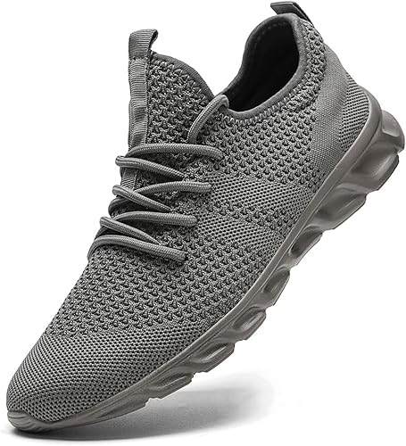 Damyuan Mens Lightweight Athletic Running Walking Gym Shoes