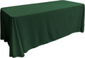 LA Linen Polyester Poplin Washable Rectangular Tablecloth 90 in x 156