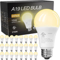 TJOY 24 Pack LED Light Bulbs 100 Watt Equivalent - Long Life, Soft
