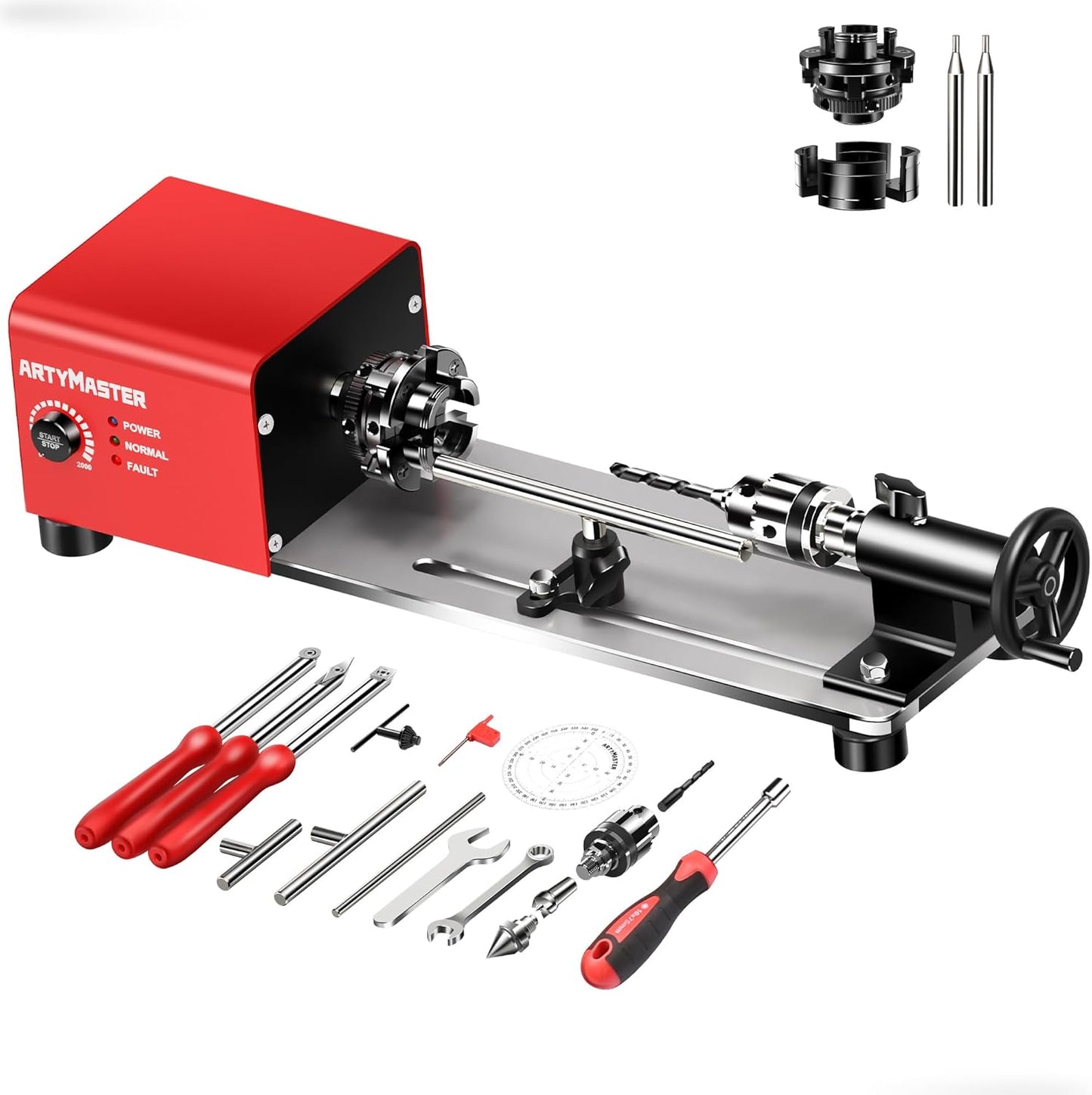 Mini Wood Lathe Machine for Effortless DIY Woodworking Projects