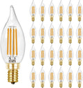 Hizashi 90+ CRI LED Candelabra Bulbs for Chandelier Lighting