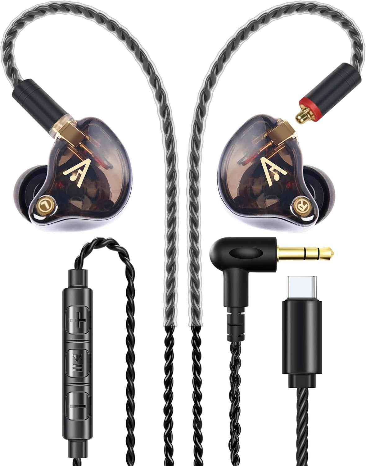 Vibes 201MC Wired Earbuds with Mic for Music and Gaming