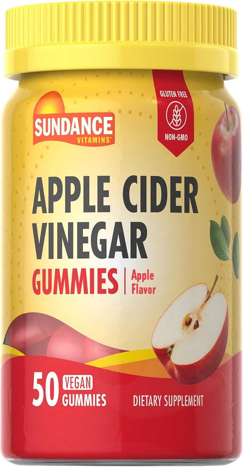 Sundance Apple Cider Vinegar Gummies | 50 Count | Vegan