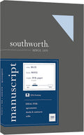 Southworth 25% Cotton Blue Manuscript Covers 9 x 12.5 - Professional