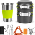 Camping Cookware Backpacking Stove Canister Stand Tripod - Compact