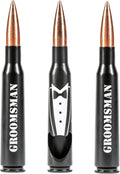 Engraved GROOMSMAN 50 Cal Bottle Opener Set of 3 Gifts
