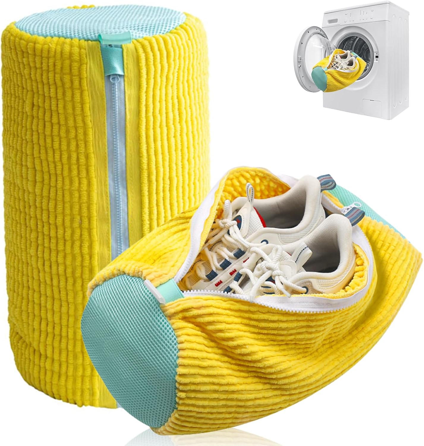 Reusable Shoe Washing Bag Duo - Clean Shoes with Ease!