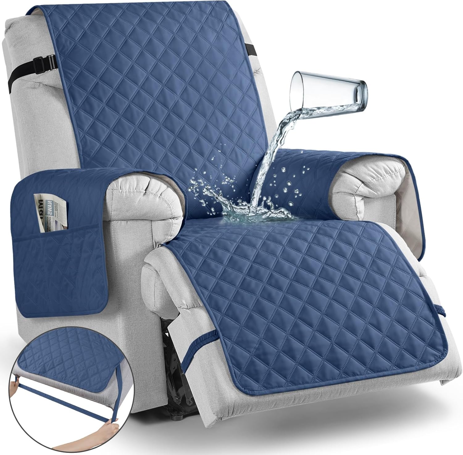 TAOCOCO Waterproof Recliner Chair Covers for Large Recliners