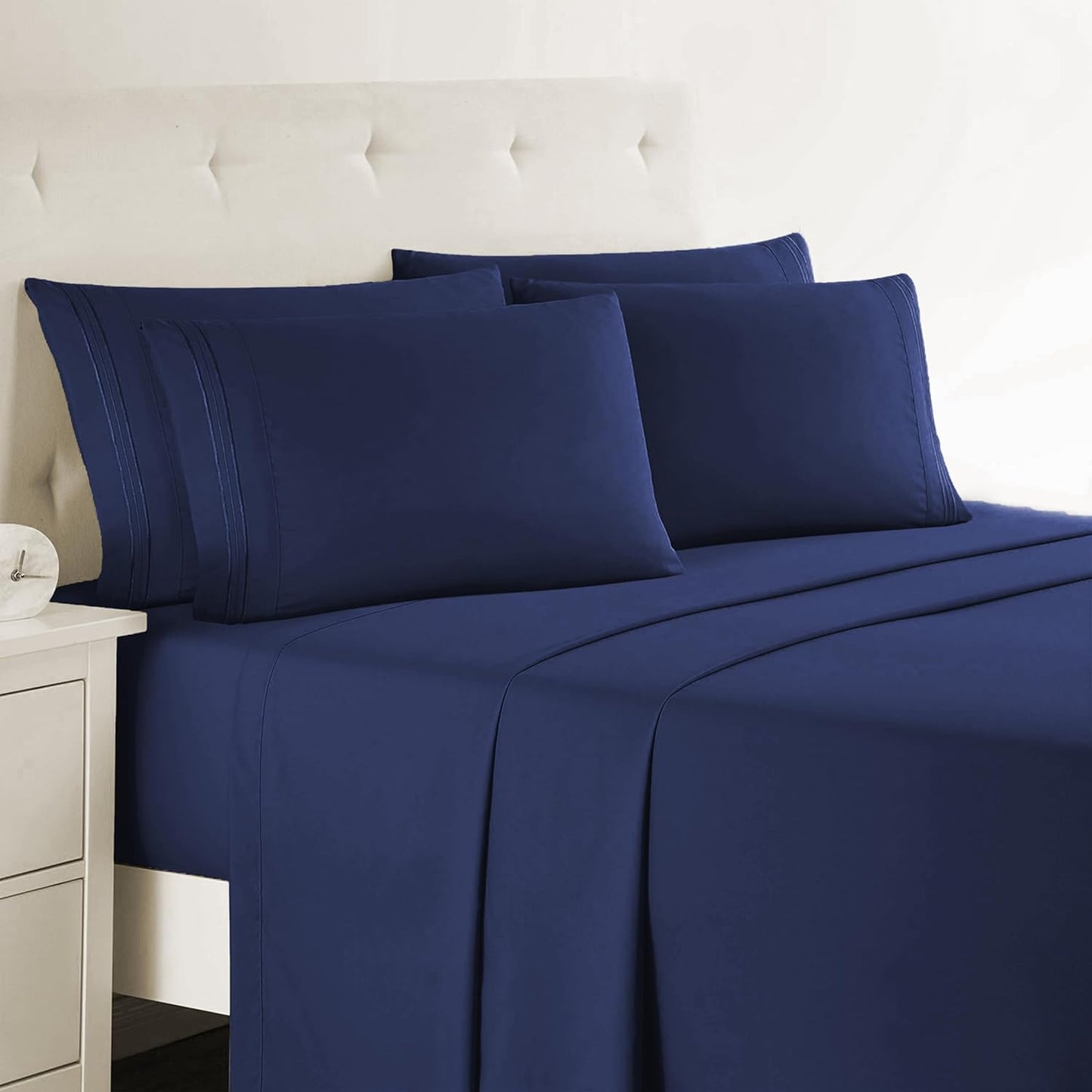 Clara Clark Queen Sheets Set - Luxury Microfiber Bedding Softness