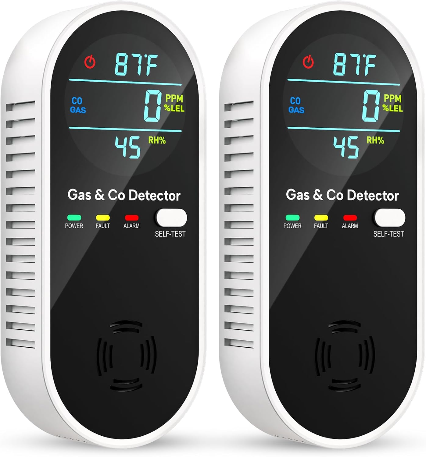 4-in-1 Carbon Monoxide and Gas Detector for Home Safety
