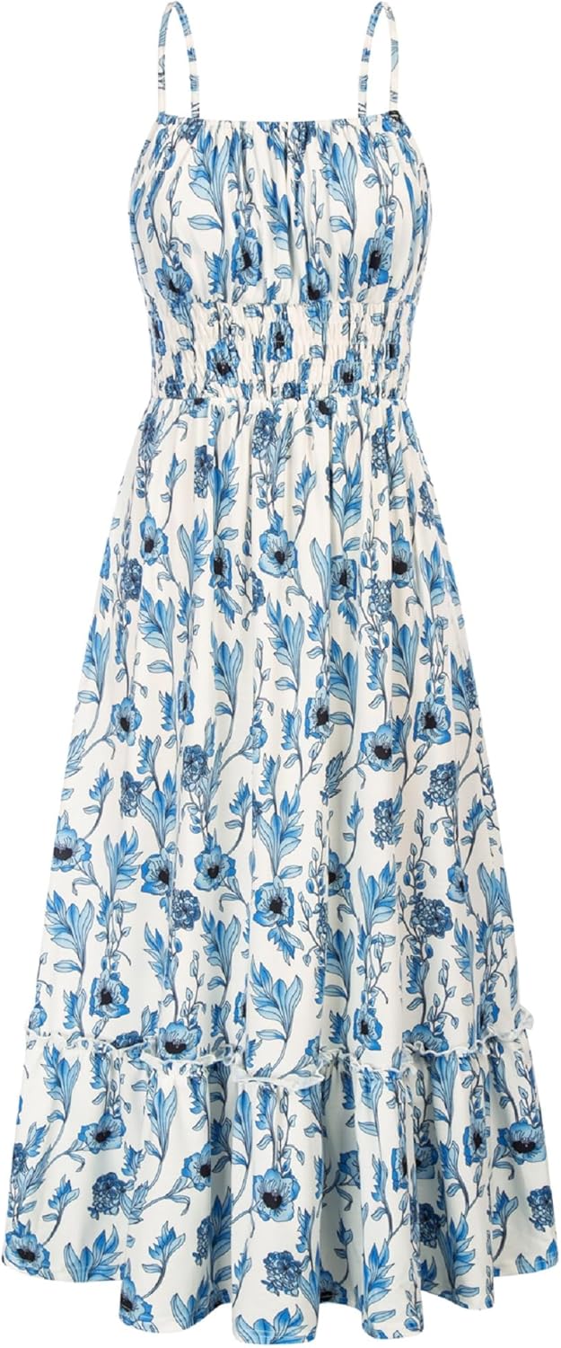 GRACE KARIN Summer Maxi Dress with Pockets for Women