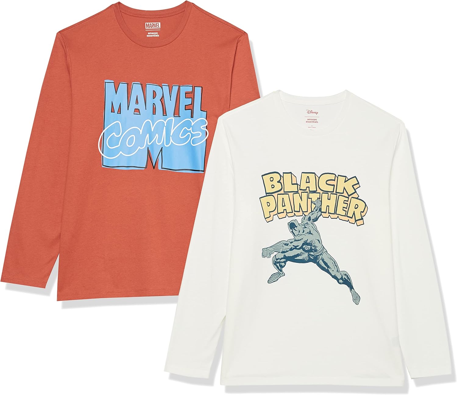 Marvel and Star Wars Men's Long-Sleeve T-Shirts Pack of 2