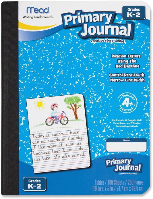 2 Pack Mead Primary Journals for Early Learning