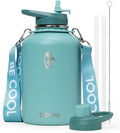 Coolflask Insulated Water Bottle 64 oz Half Gallon - Keeps Drinks Cold