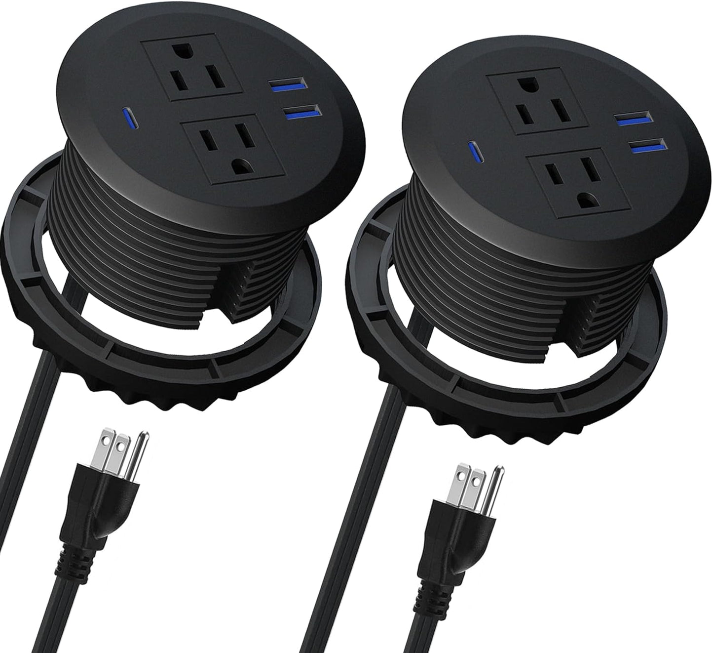 2PCS 3 Inch Desktop Power Grommet for Fast Charging Needs